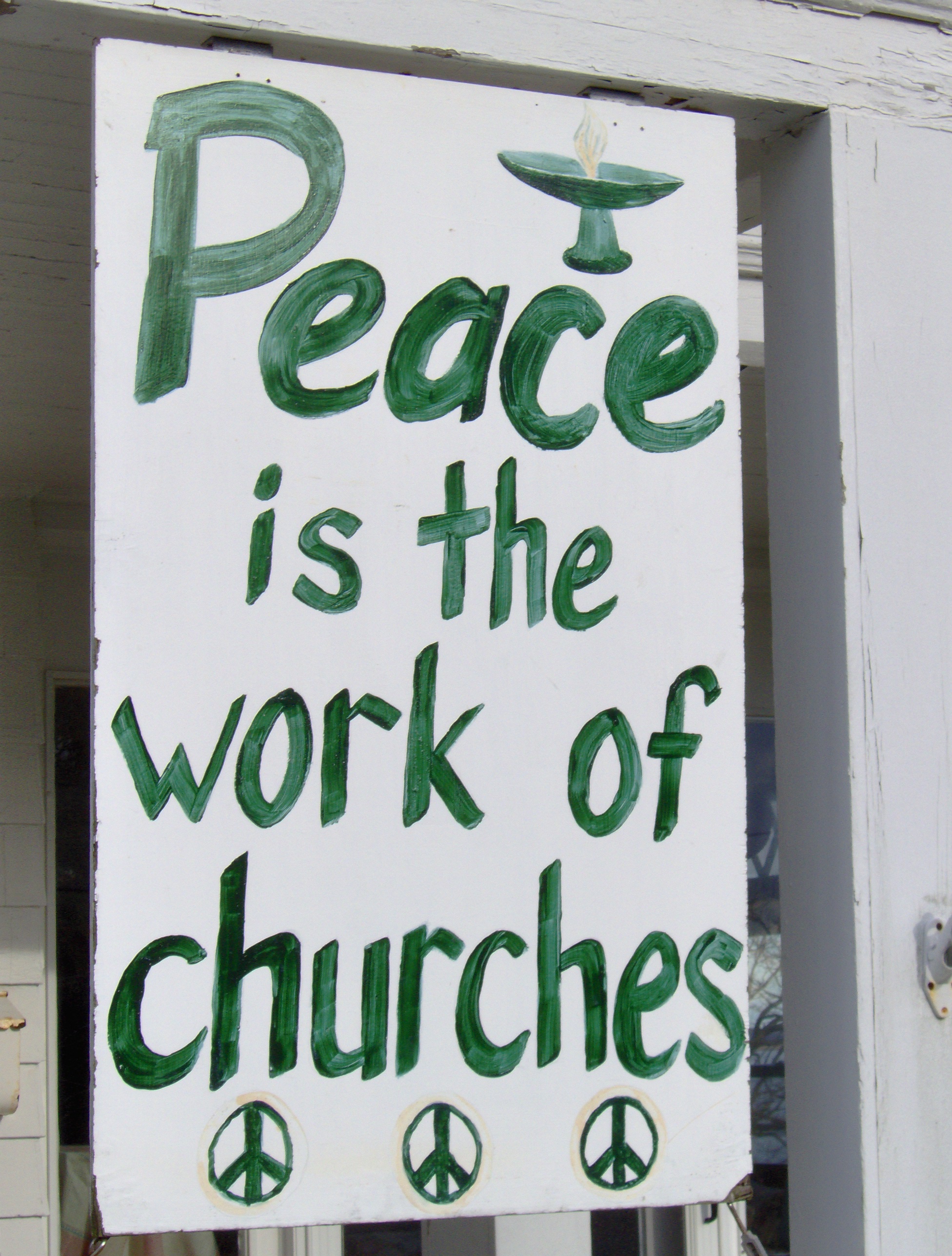 Peace is the Work of Churches