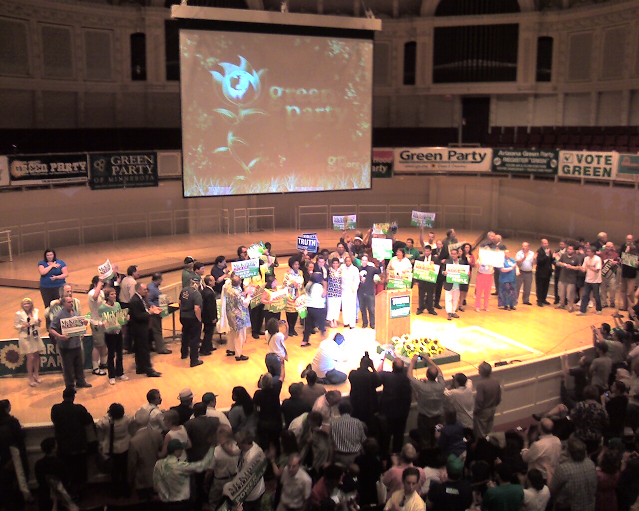 The Scene at the 2008 Green Party Presidential Convention in Chicago 