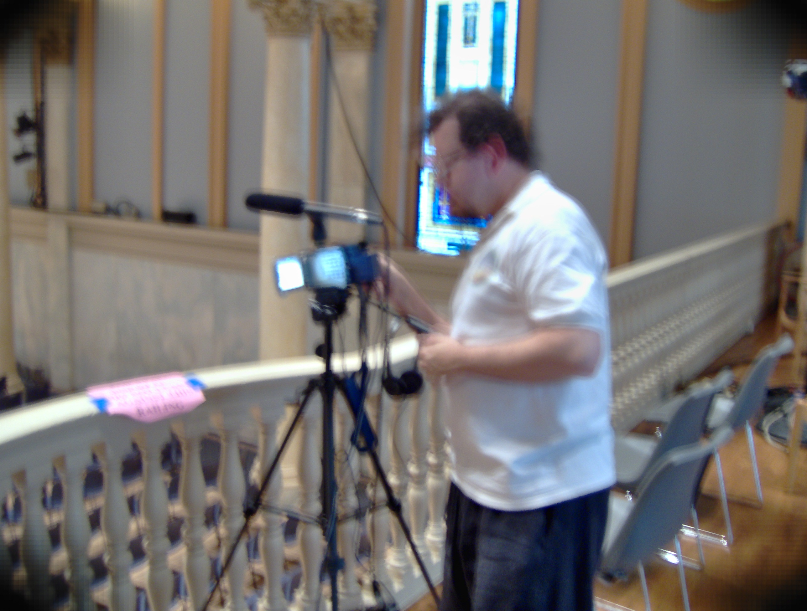 Ian Wilder tapes at Judson Church 9-11 Truth Event.