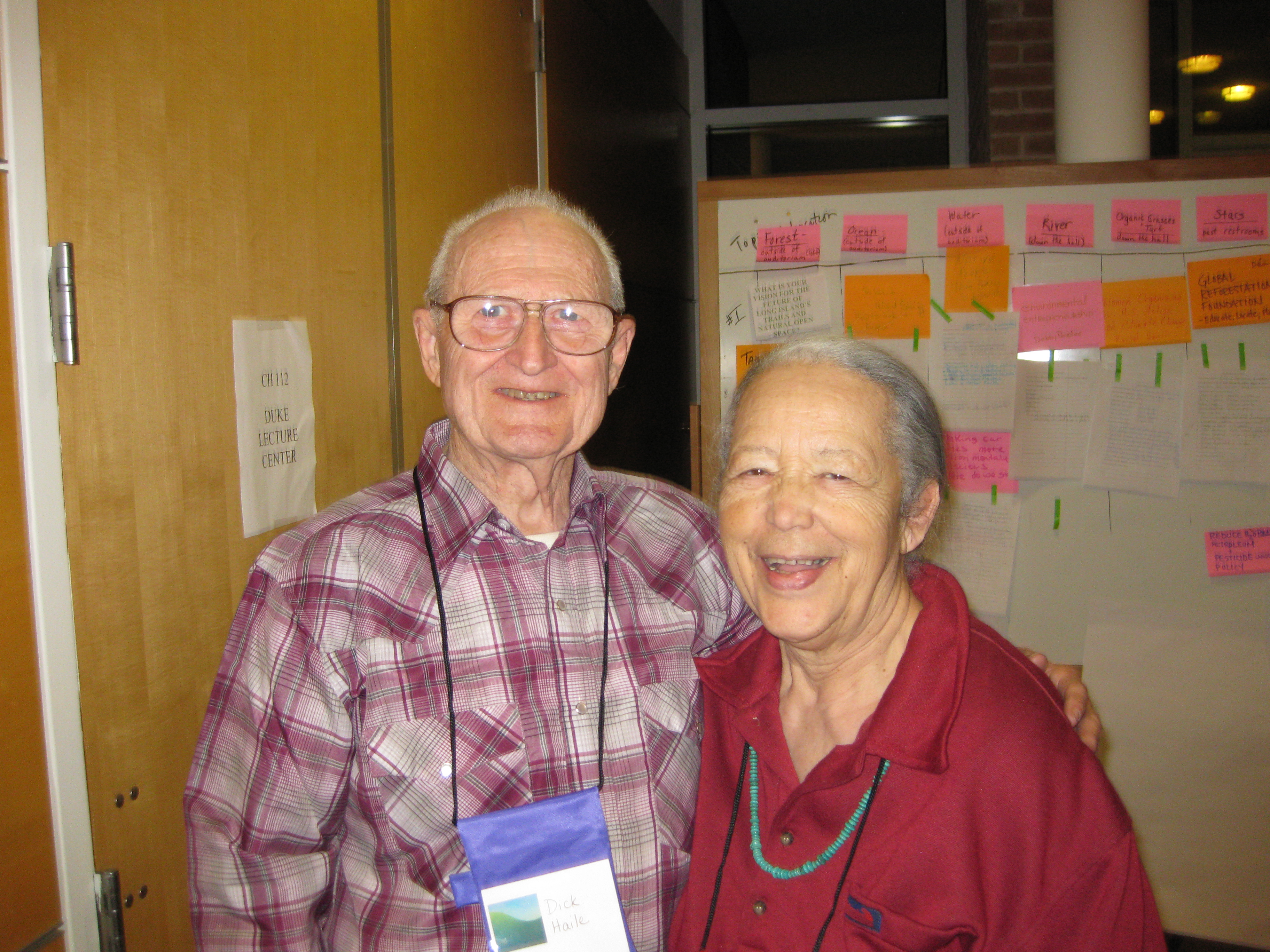 Dick and Bess Haile. 2009