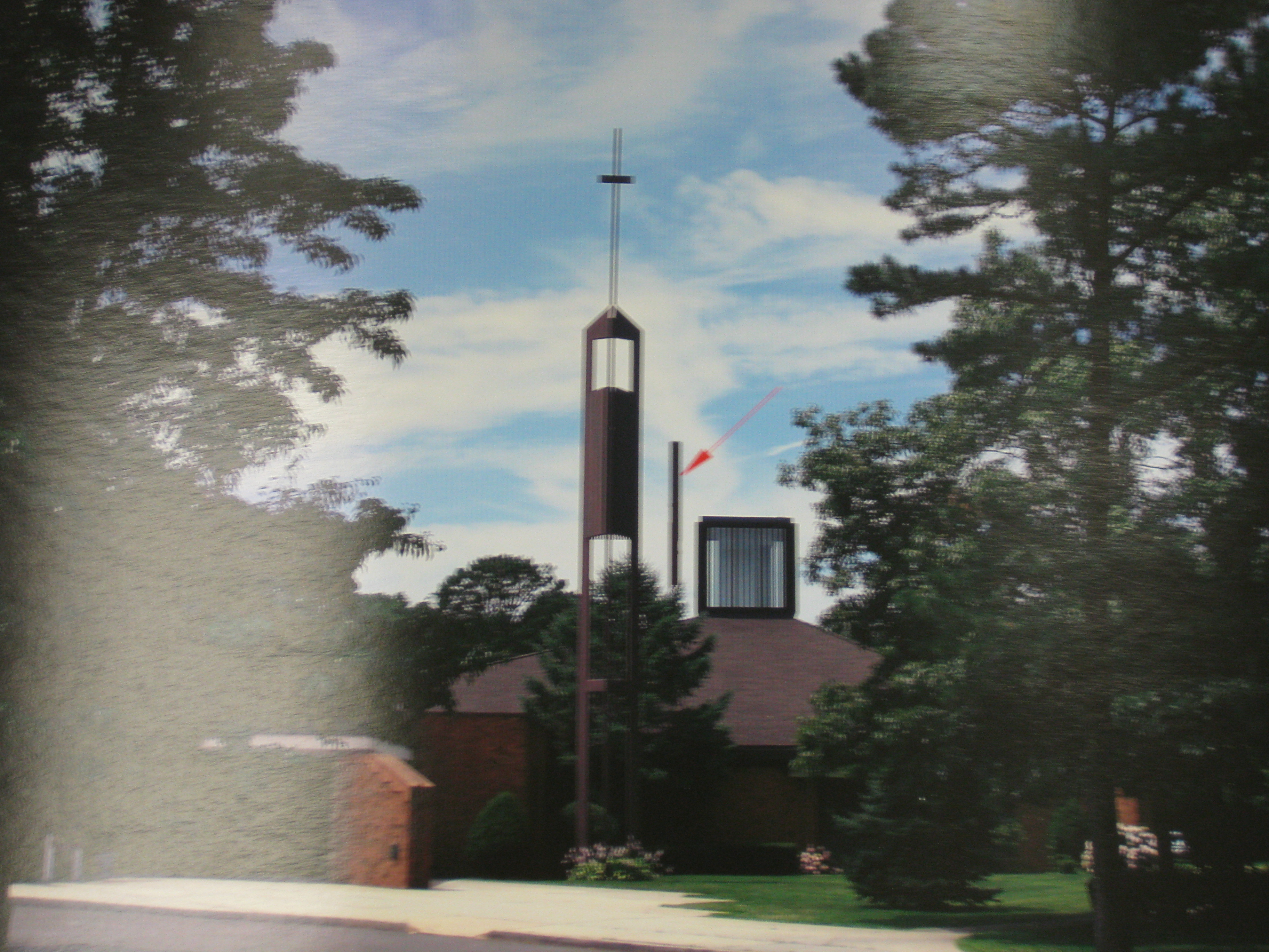 Proposed monopole at Church of the Good Shepherd Holbrook