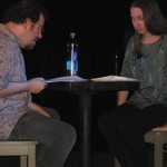 Ian & Ki rehearse at 2012 Boog's Poetry Theatre